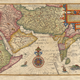 Jan Huyghen Van Linschoten’s map of northern India.